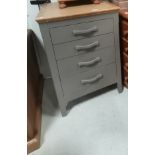 M&S Painted 4 drawer chest of drawers