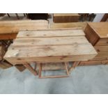 Pine work bench