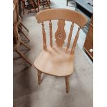 x6 Pine Kitchen dining chairs