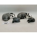 x4 Beswick Badgers