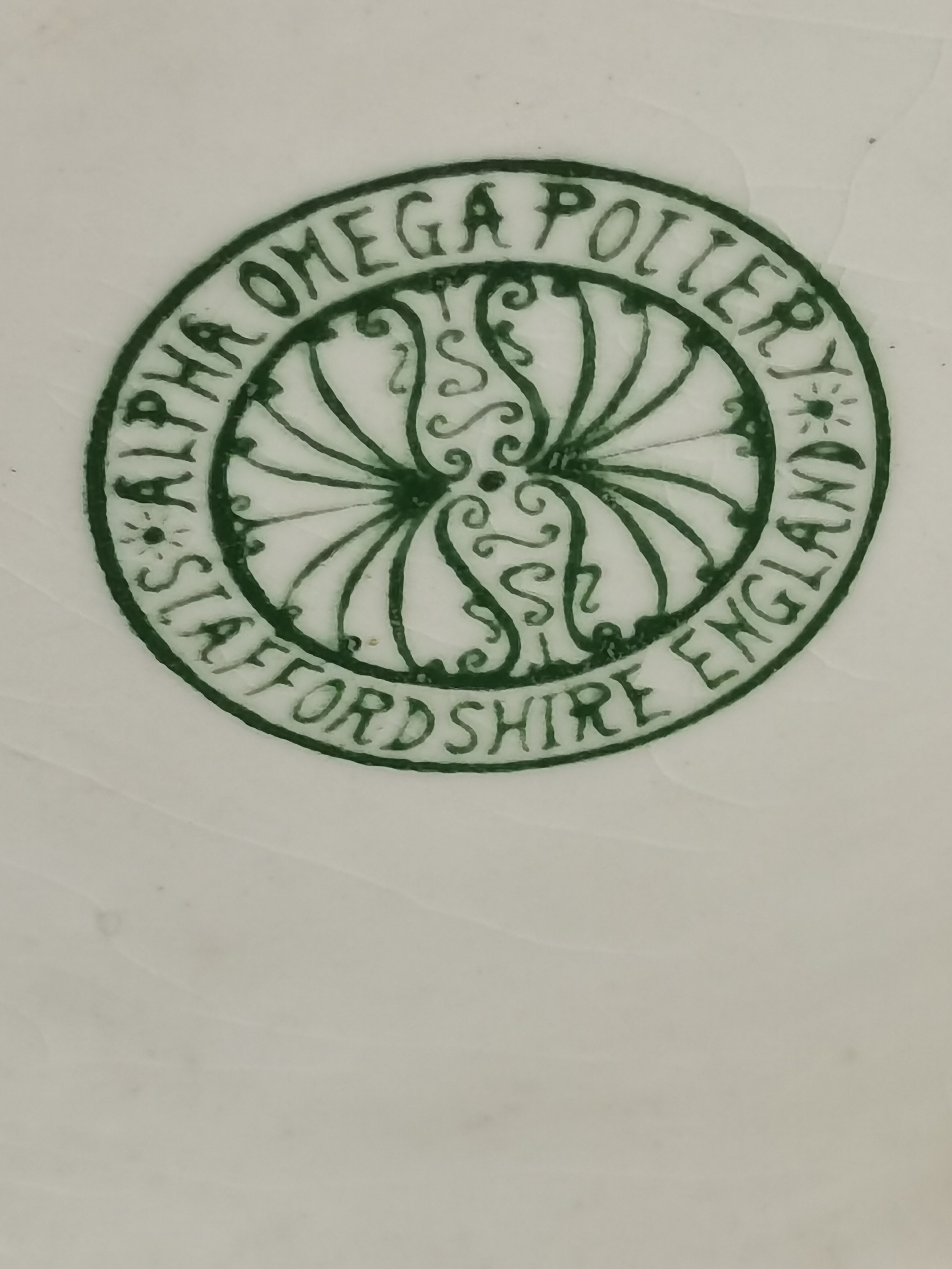 3 x Royal Staffordshire vintage jugs marked "Alpha Omega pottery" - Image 6 of 6