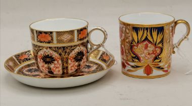 Royal Crown Derby Imari 1128 cup and saucer plus Imari cup