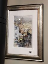 Original Watercolour by John Sibson "BACK VIEWS OF DENT"