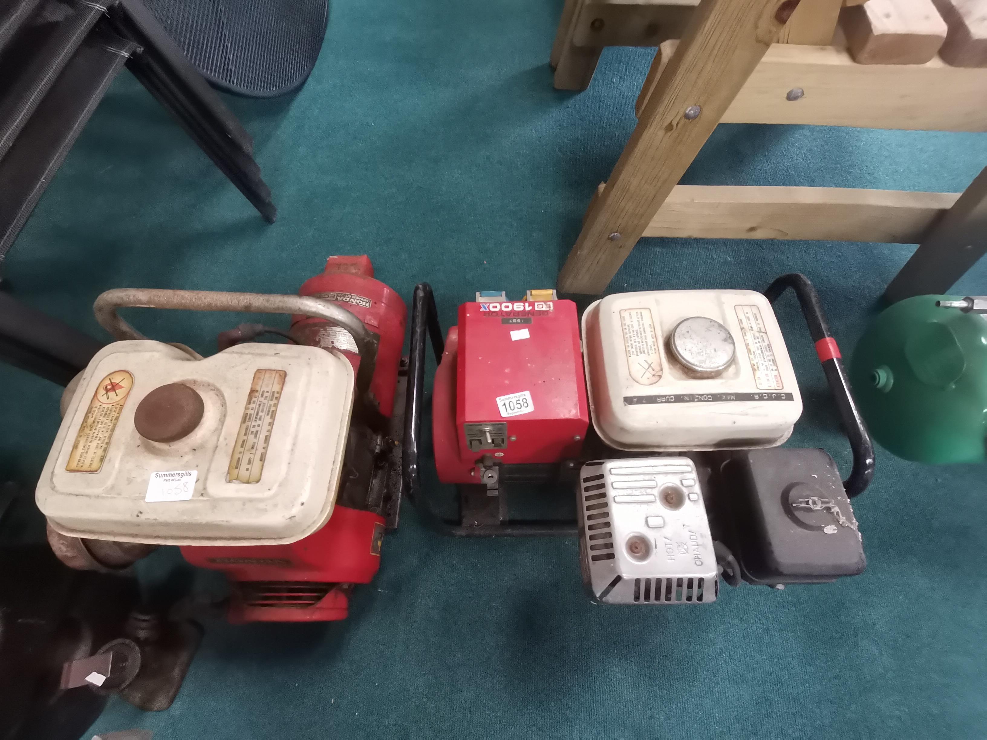 x2 Honda Petrol Generator EG 1500 & EG1900 - Image 4 of 4