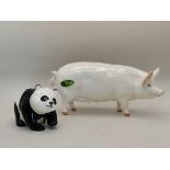 Beswick Panda and Pig