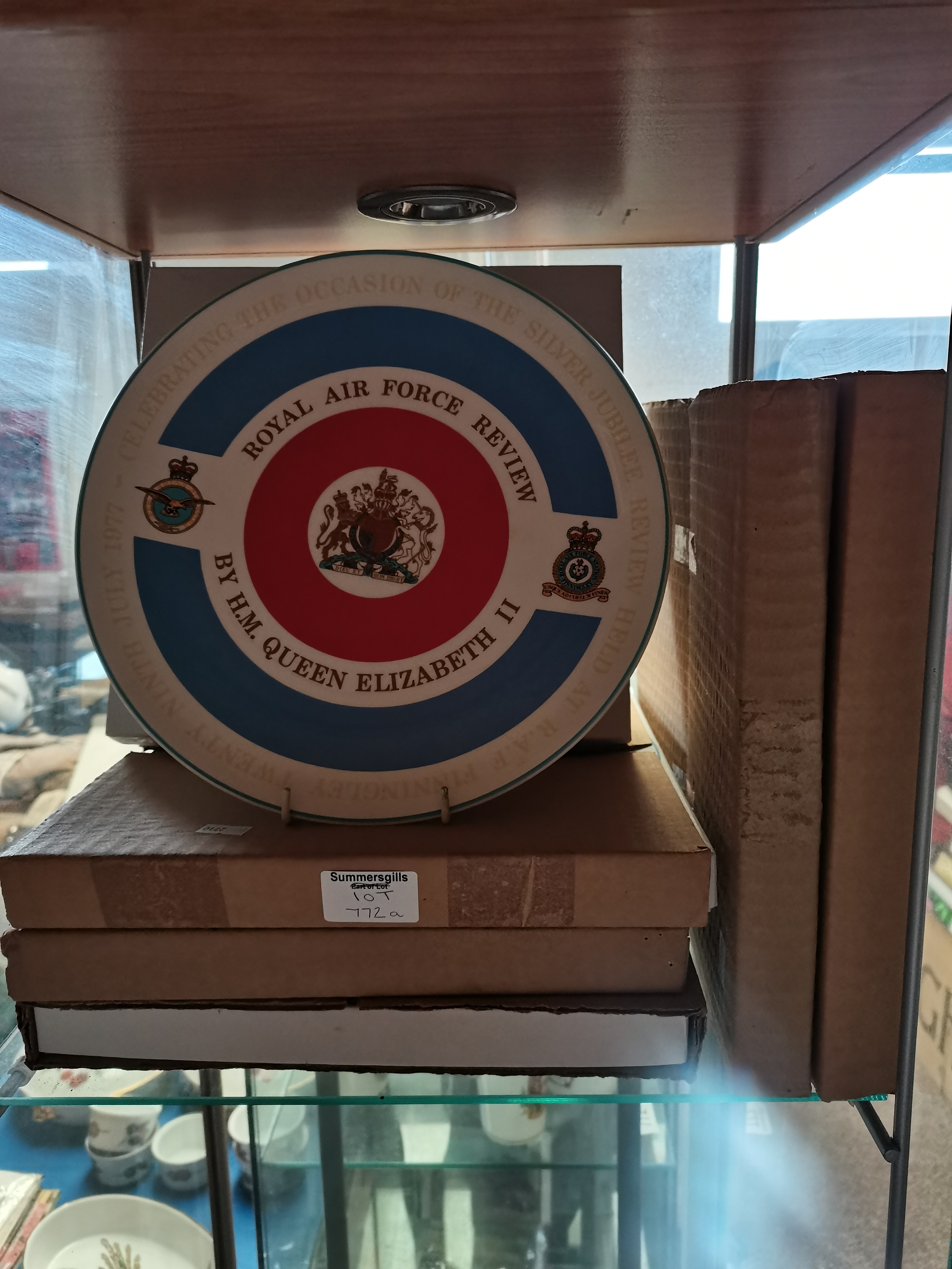 A Collection of RAF Plates in Boxes
