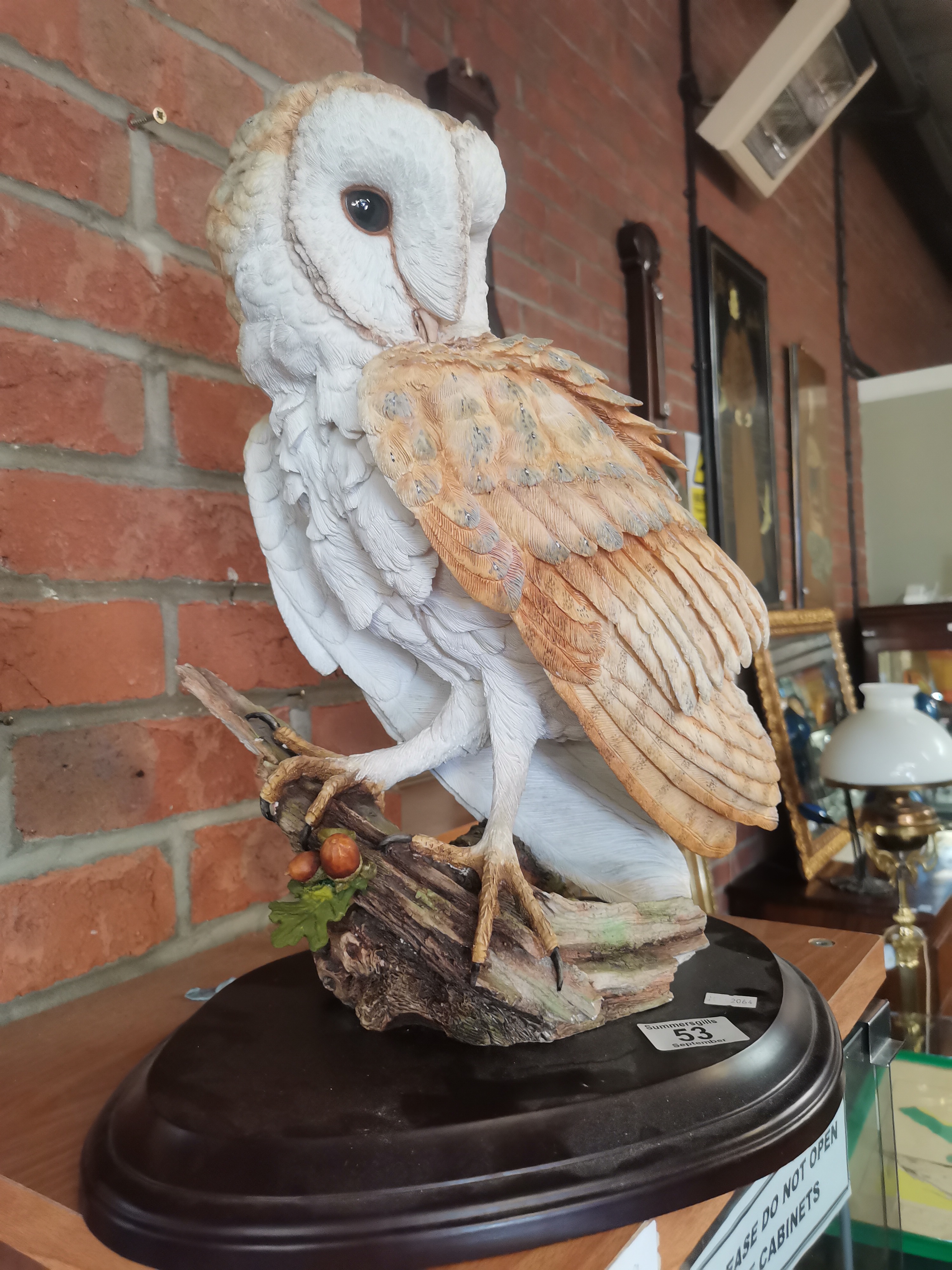 Large Country artists Signature Collection Owl figure 46cm Ht - Image 2 of 2