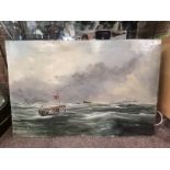 19th Century Seascape painting