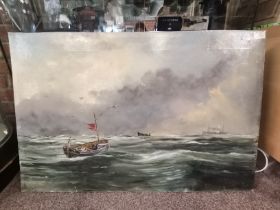 19th Century Seascape painting