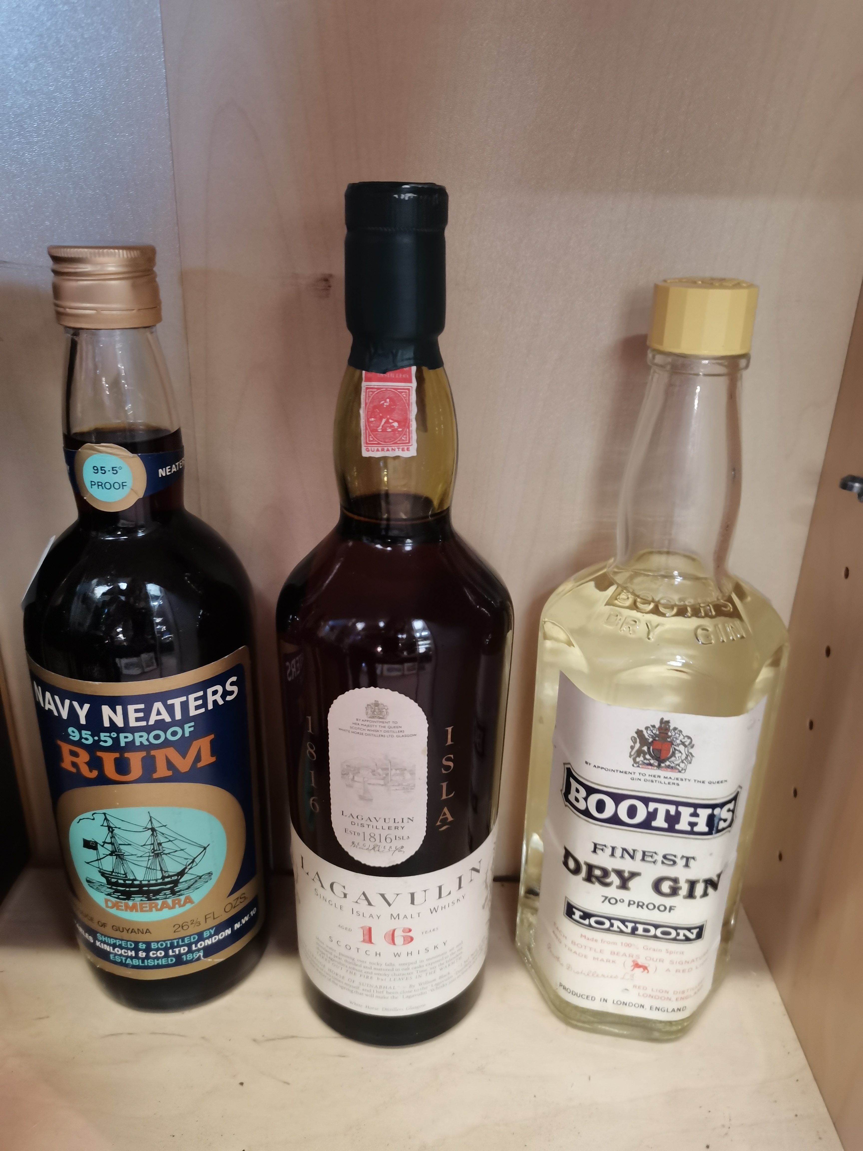 7 x bottles vintage spirits incl Glenlivet and Lagavulin whisky - Image 5 of 6