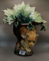 Franz Collection Jungle Beauties-Safari Leopard Vase