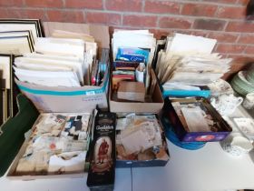 A Large Quantity of Vintage Stamps Some In Sheets and some Loose