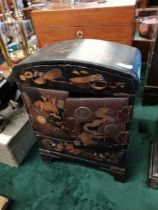 Vintage Oriental miniature cabinet