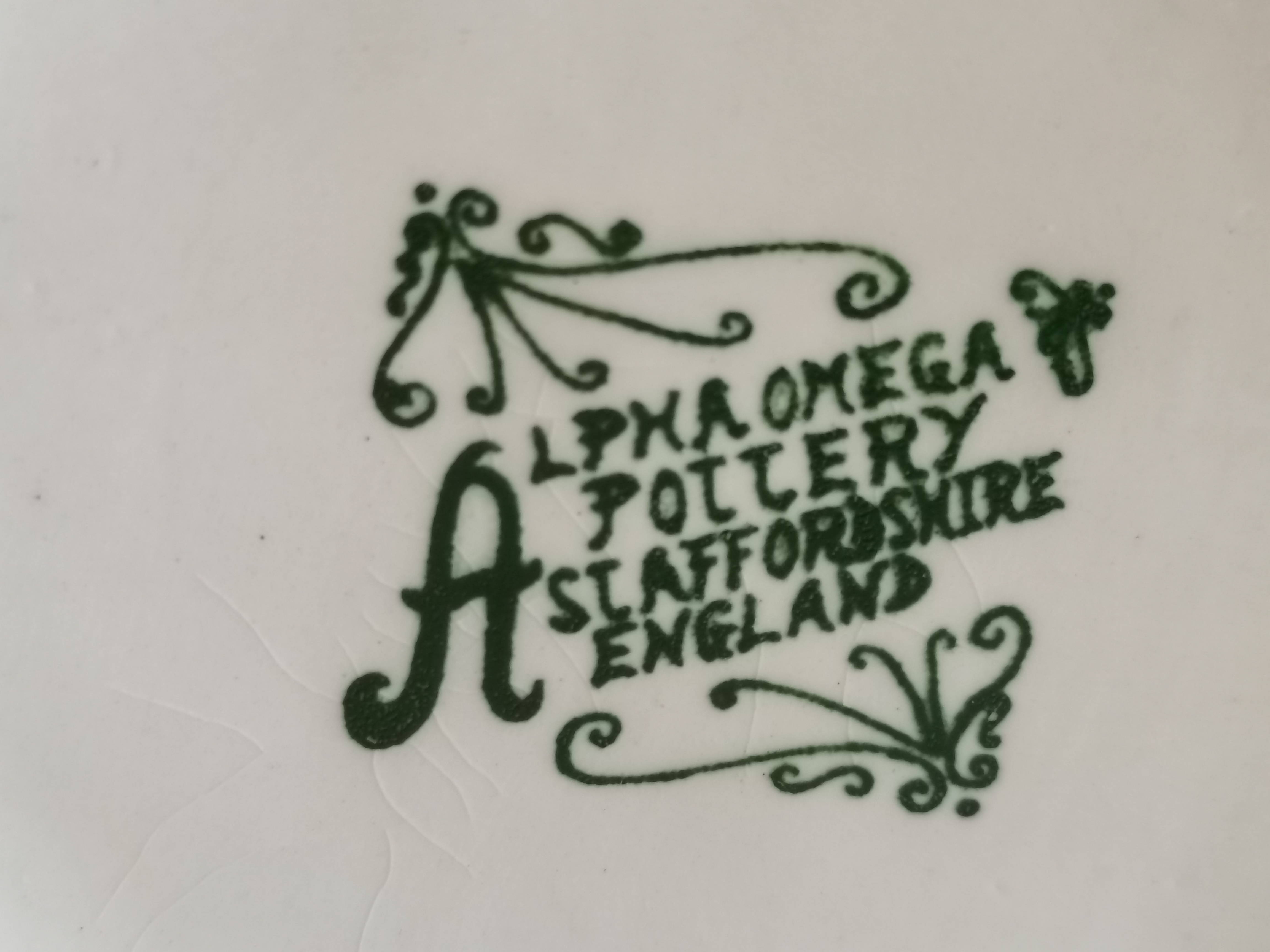 3 x Royal Staffordshire vintage jugs marked "Alpha Omega pottery" - Image 3 of 6