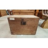 Antique pine chest