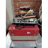 Vintage tape recorder and reels