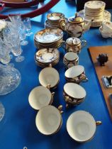 A Blue/white/gold Dinner Service