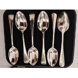 6 x Silver teaspoons