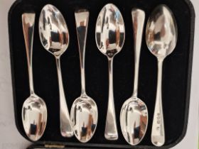 6 x Silver teaspoons