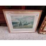 A signed in pencil Hunting print by Lionel Edwards