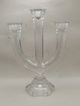 Stunning Nachtmann crystal glass candelabra