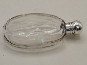 Extremely rare ladies spirit flask, Birmingham hallmark solid silver 1890