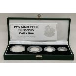 A Royal Mint 1997 Silver Proof Britannia Coin Collection