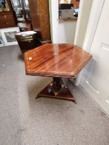 An Antique mahogany table in the Masonic style