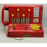 1950s CODEG tin toy telephone ‘Toytown’ exchange