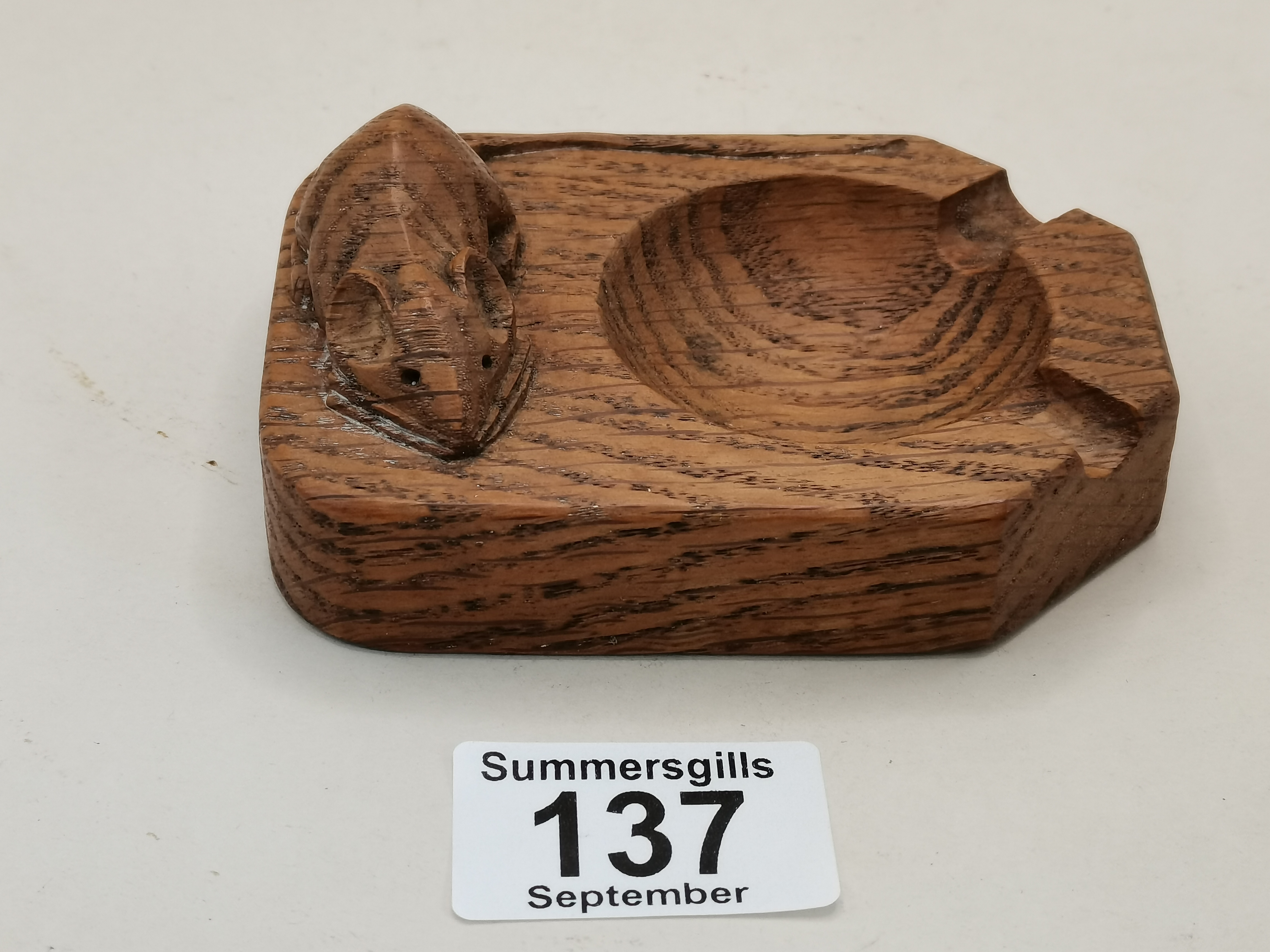 Mouseman ashtray