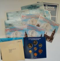A quantity of Royal Mint Uncirculated Coin Collection sets, 1980s