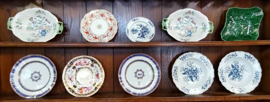 A collection of of various plates