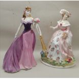 x2 Royal Worcester ladies