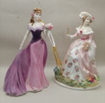 x2 Royal Worcester ladies