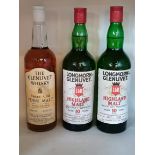 4 x bottles vintage Whiskies incl Longmorn-Glenlivet and Glenmorangie