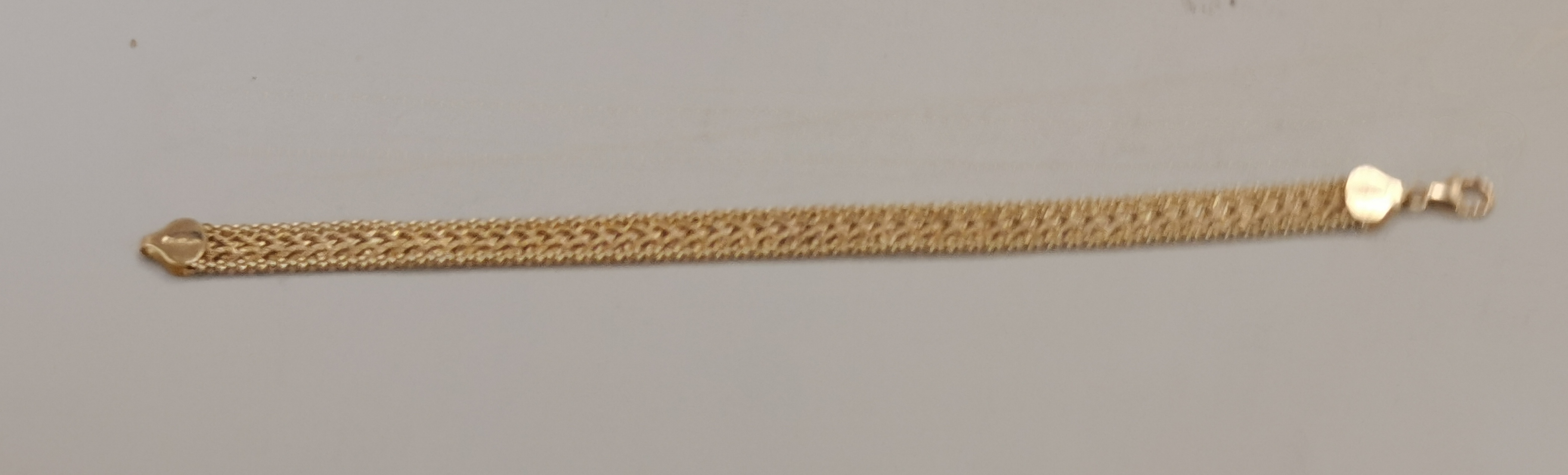 A 14k gold bracelet 6g 18cm long