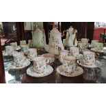 Royal Albert "Braemar" Coffee set - coffee pot, 6 cups and saucers, jug and sugar bowl