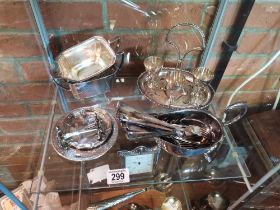 A SMALL GROUP OF SILVER PLATE