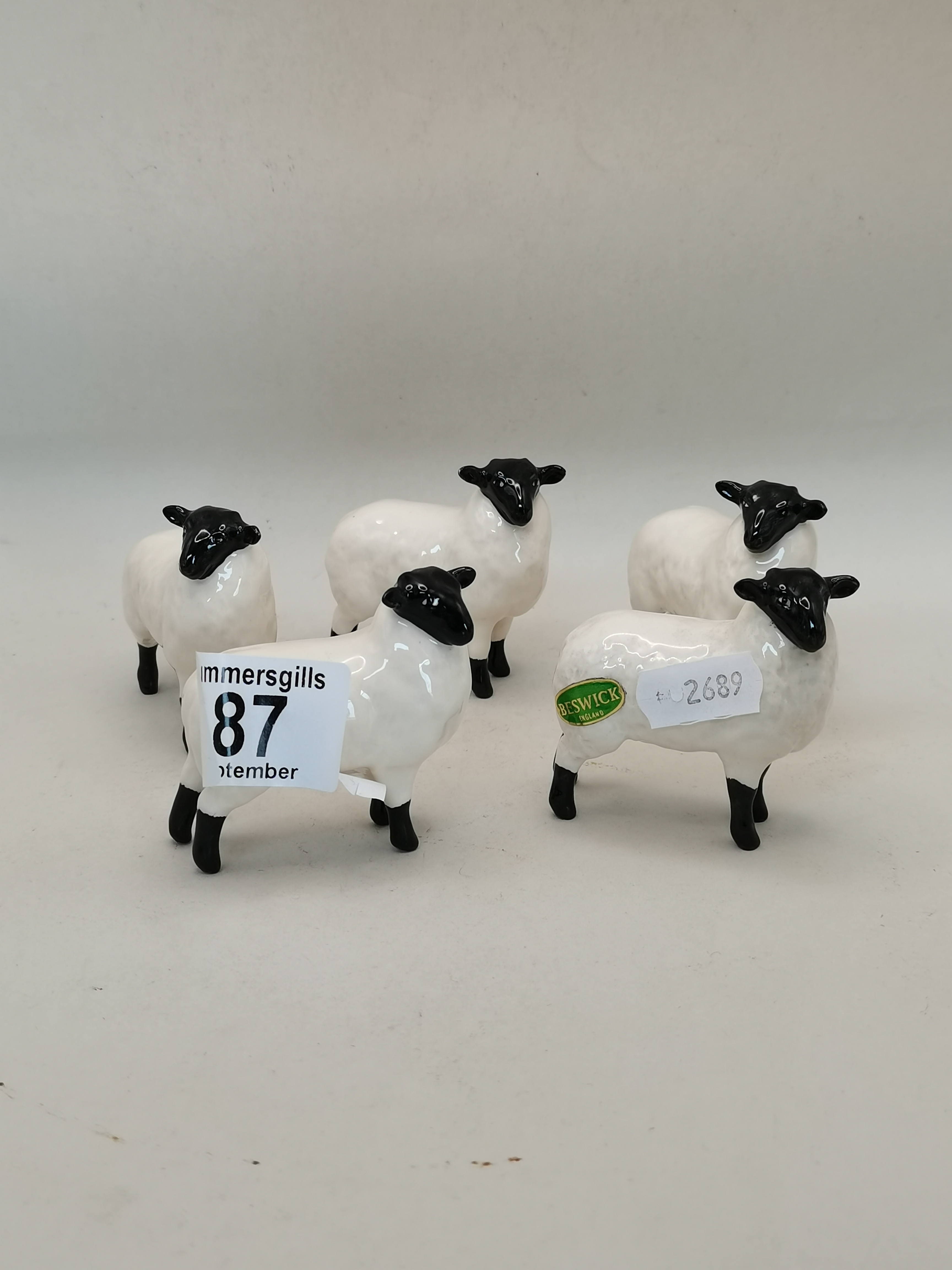 x5 Beswick Sheep