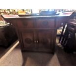A Chinese mahogany altar table/ chest