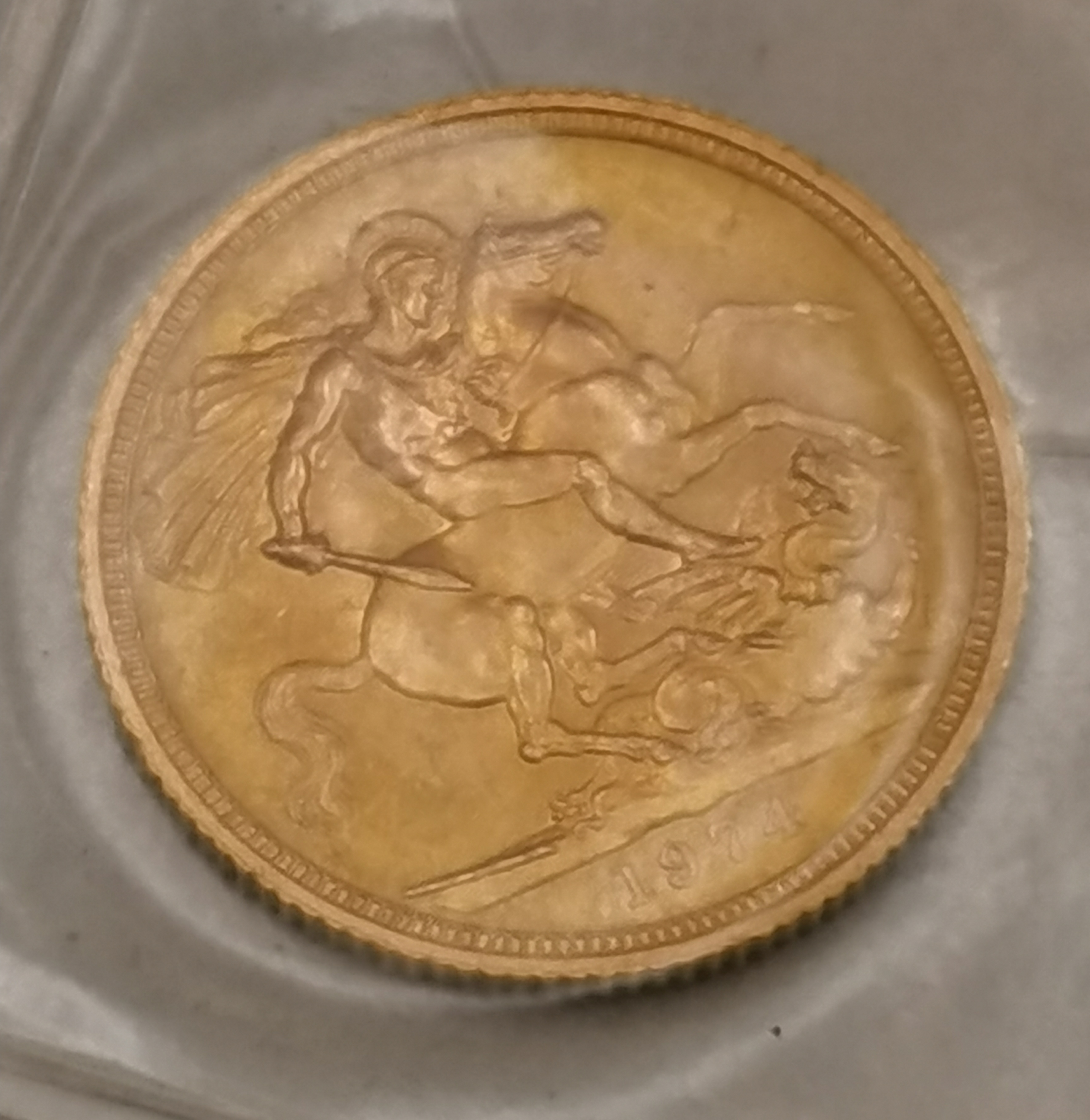 1974 gold sovereign