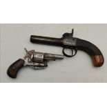 2 x vintage ladies pistols