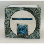 Troika Square vase by Tina Doubleday 1977-1979