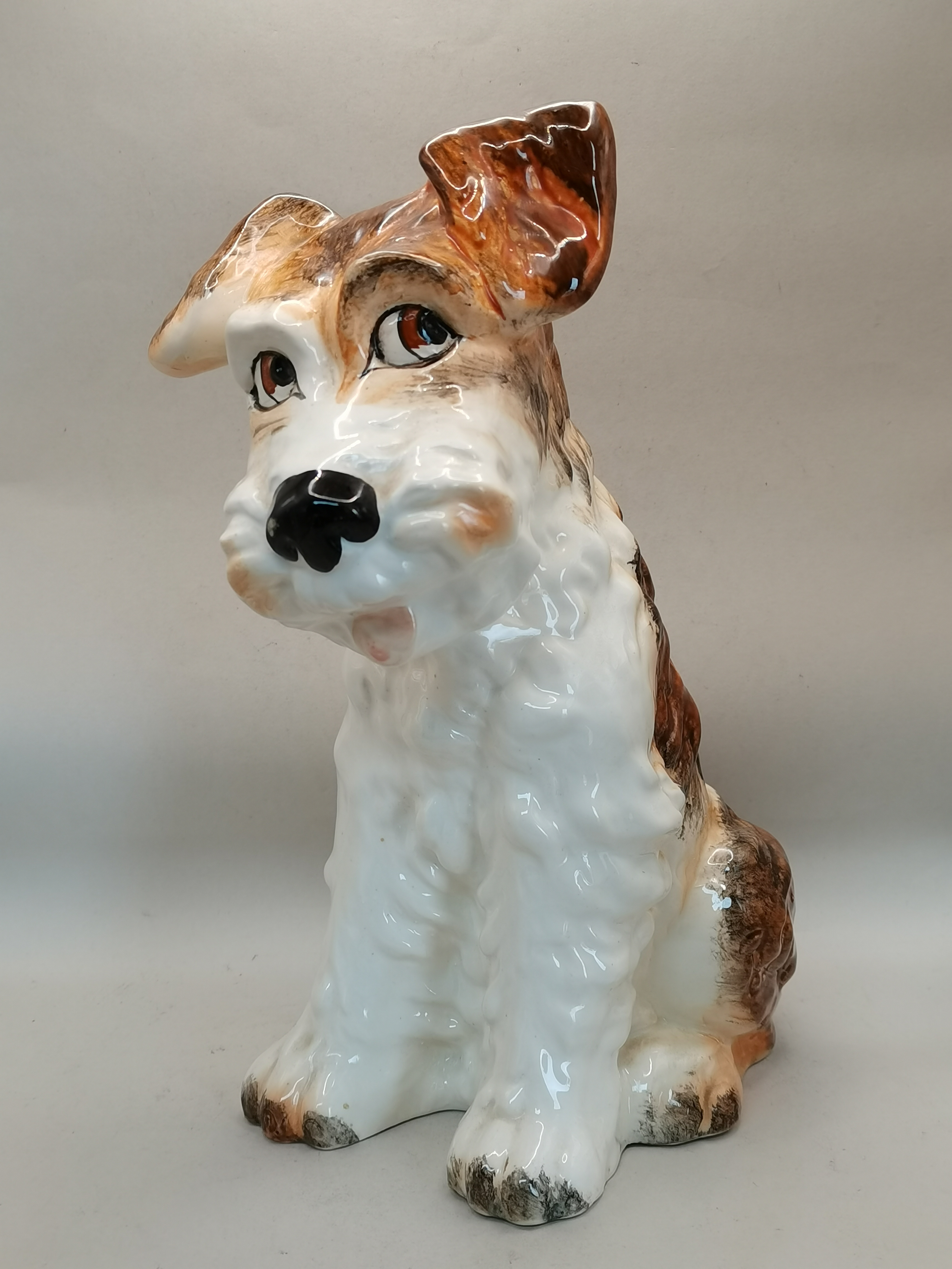 Large Sylvac Terrier dog figure