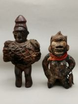 x2 African fetish figures