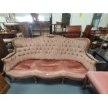 Mid Century Baroque 3 seater sofa in need of restoration