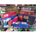 9 Boxes of Hornby Dublo Railway Items