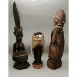 Three African Figurines