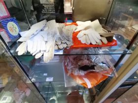 7 Pairs of Victorian Gloves Moleskin etc