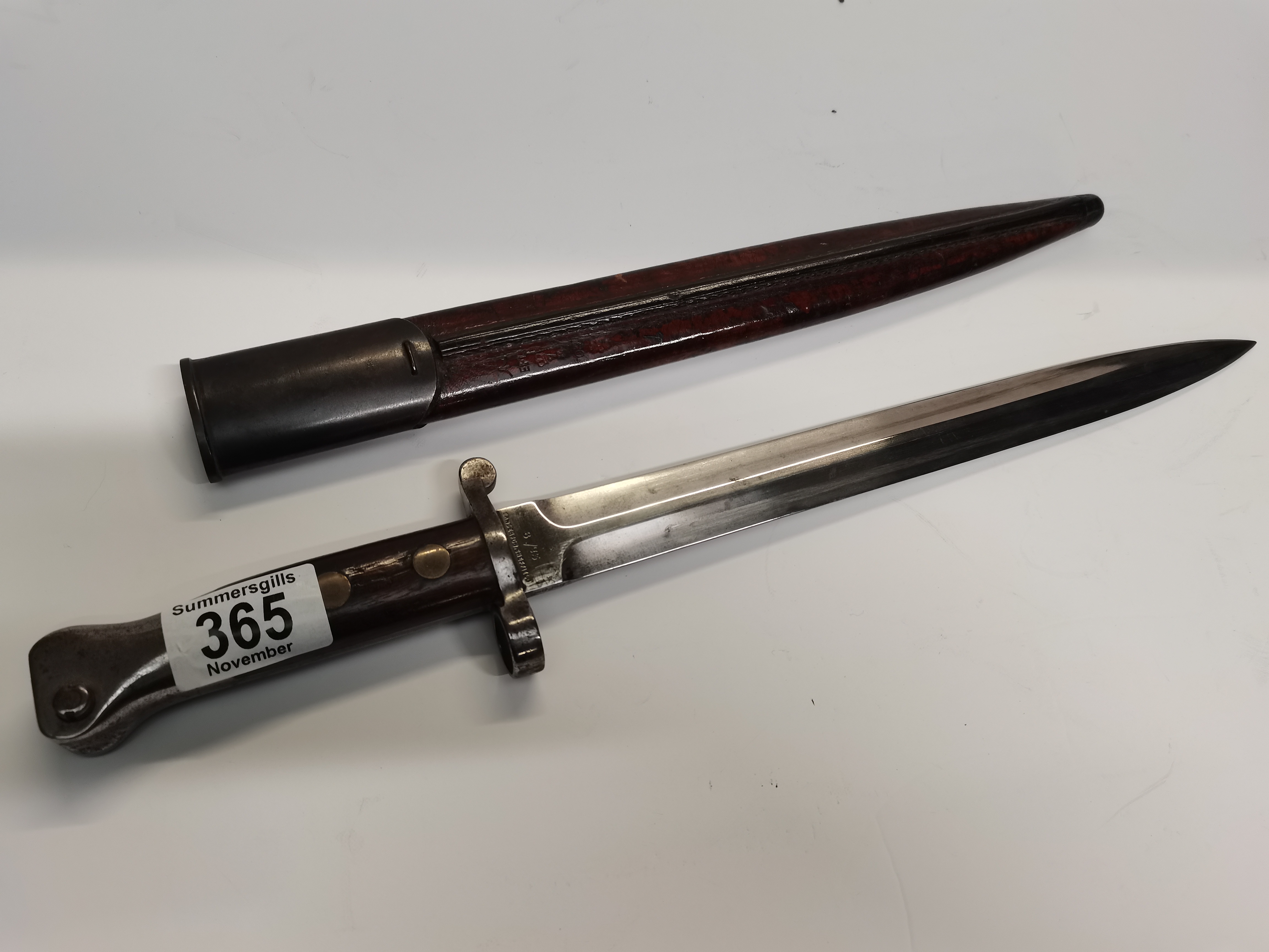 An Enfield sword bayonet, pattern 1907 - Image 11 of 11